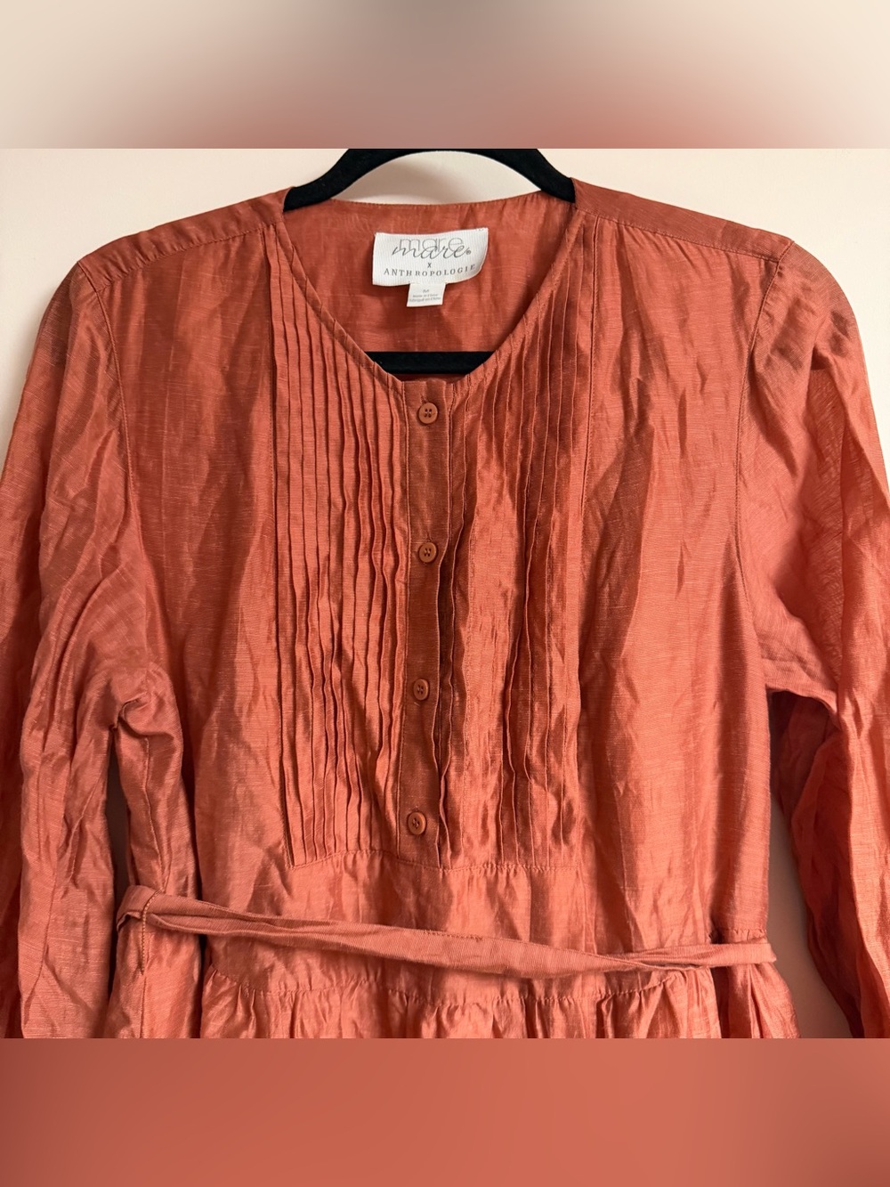 MARE MARE x Anthropologie Agosta Tiered Maxi Dress Size Medium - Picture 5 of 11